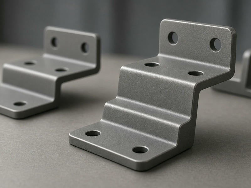 Custom offset bracket with multiple bends