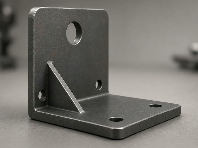 Custom support brackets manufactured to precision tolerances