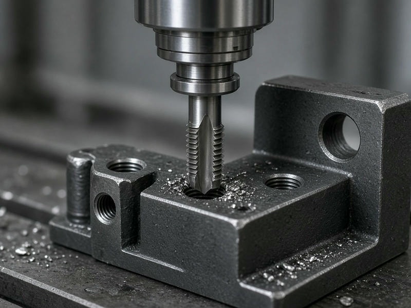 Custom Metal Bracket Tapping & Precision Threading Services
